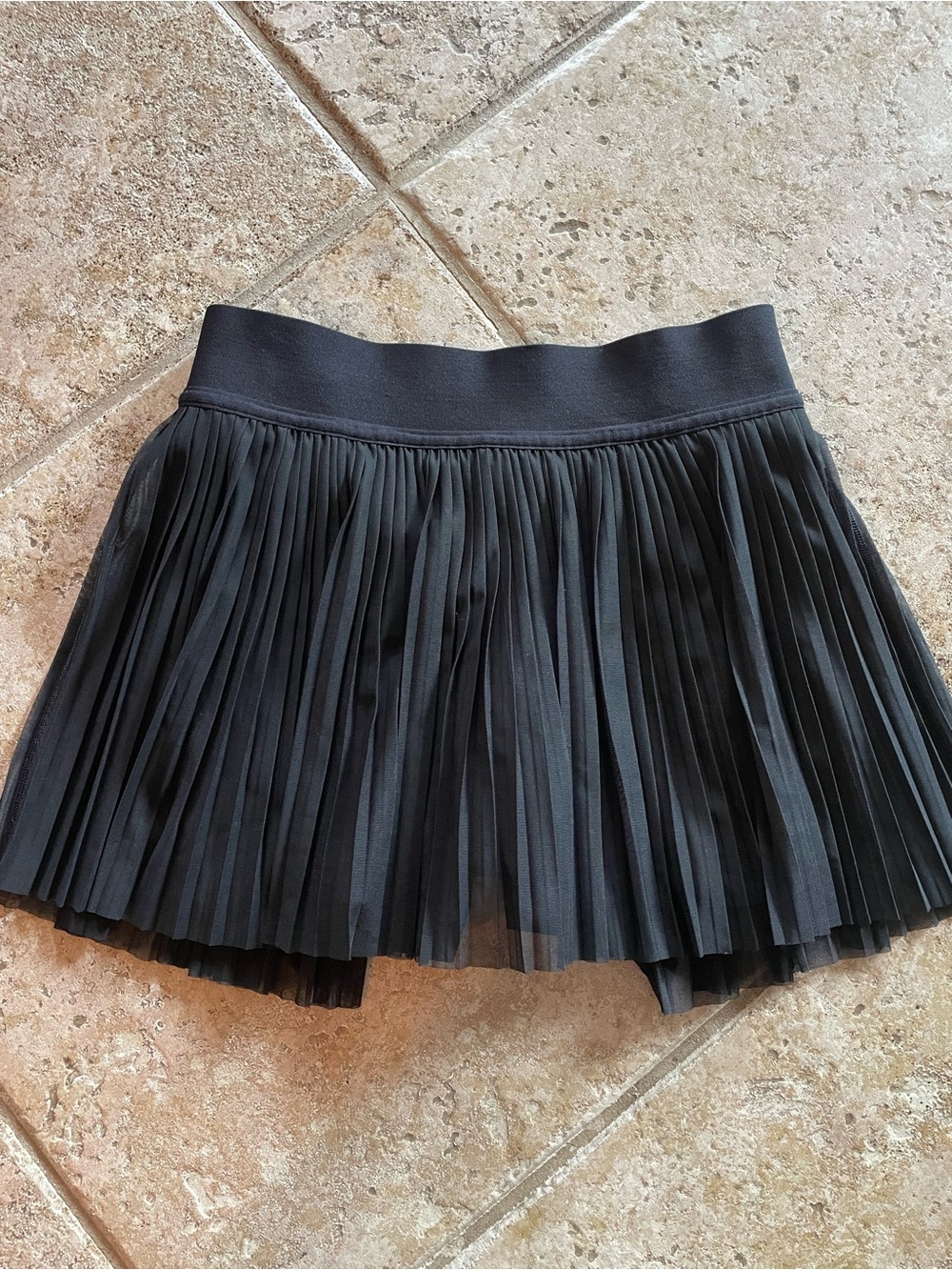 lululemon athletica Black Pleated Mini Skirt